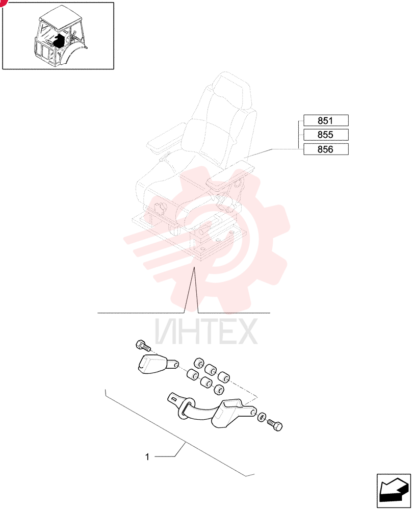SAFETY BELT 85815578