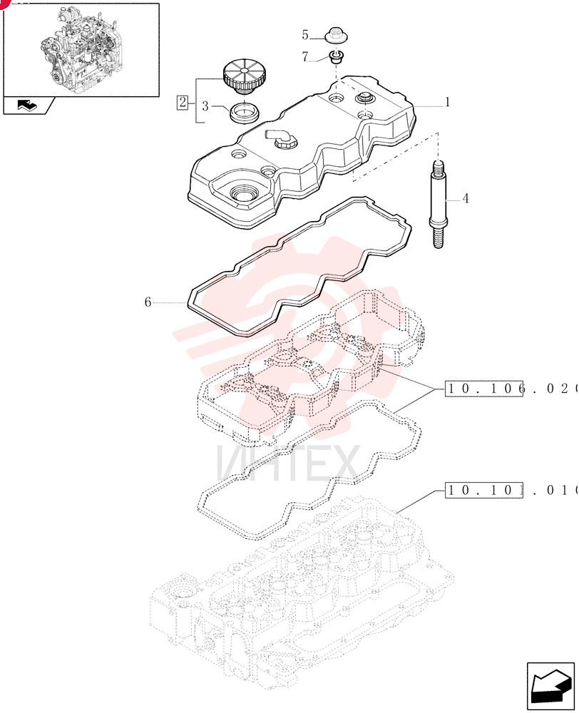 VALVE COVER 2853858