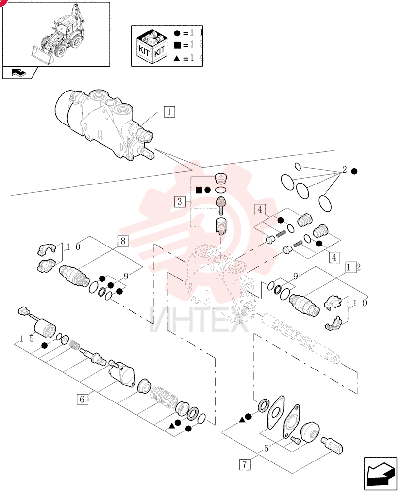 HYD VALVE SECTION