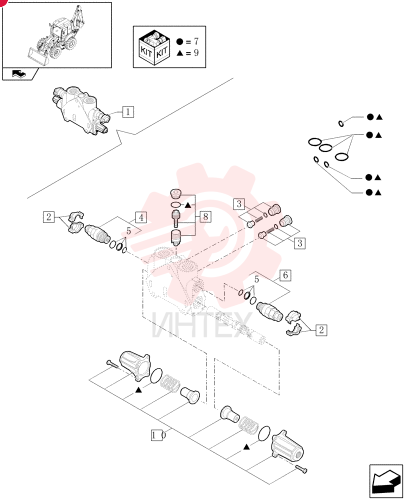 HYD VALVE SECTION