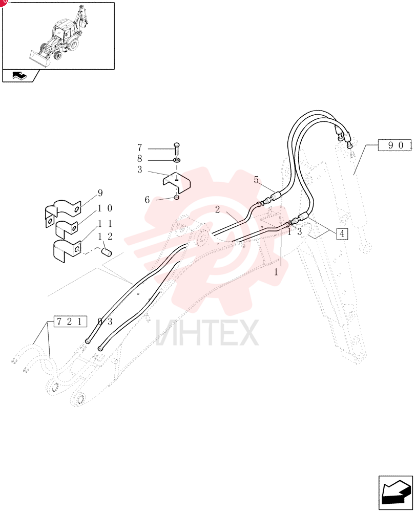 PRESSURE PIPE 87621518