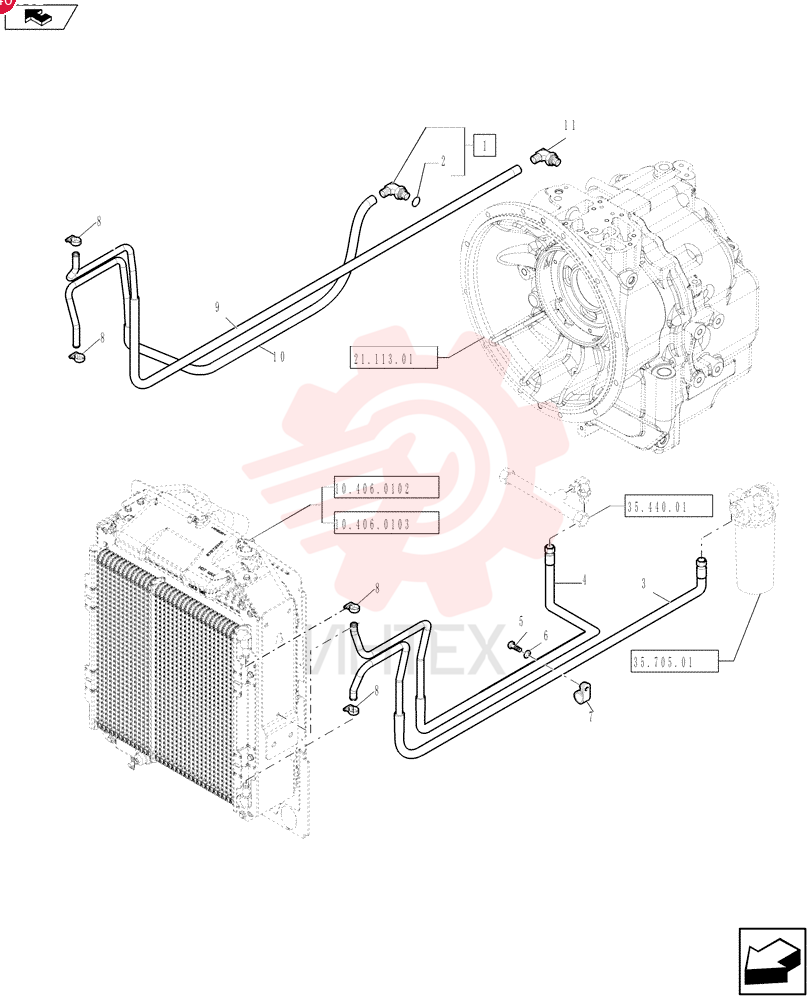 90 ELBOW,7/8" - 14 JIC x 7/8" - 14 ORB