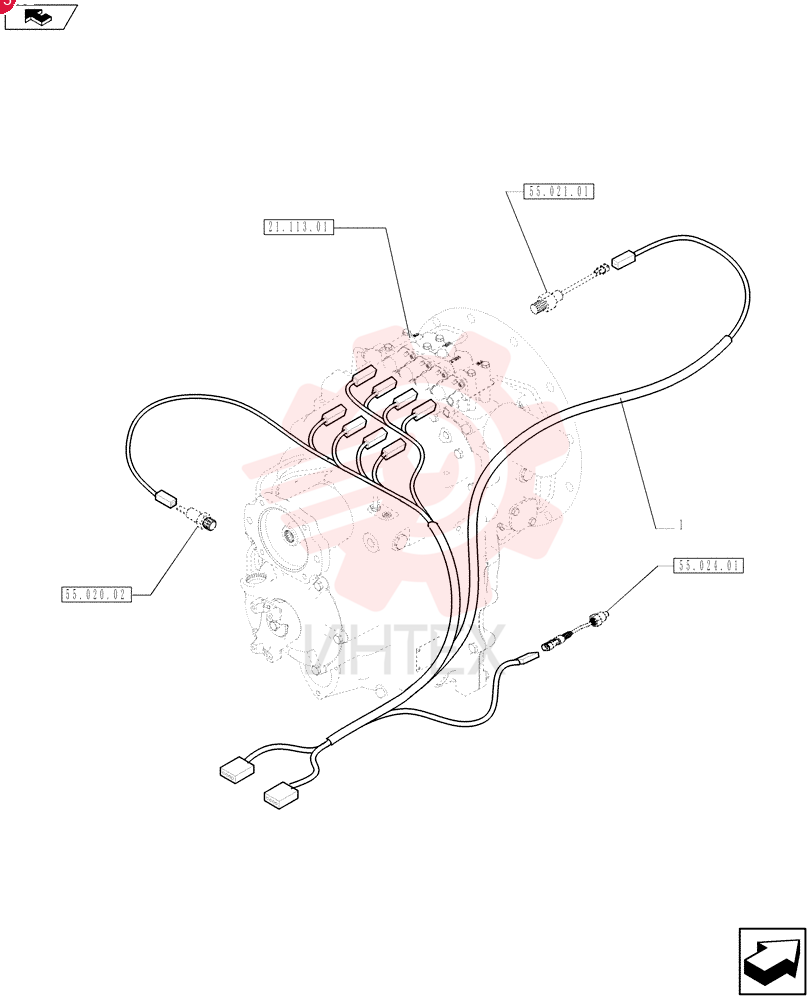 HARNESS 87496225