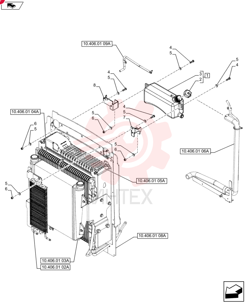 RESERVOIR, COOLANT E,3L 87674844 (1)