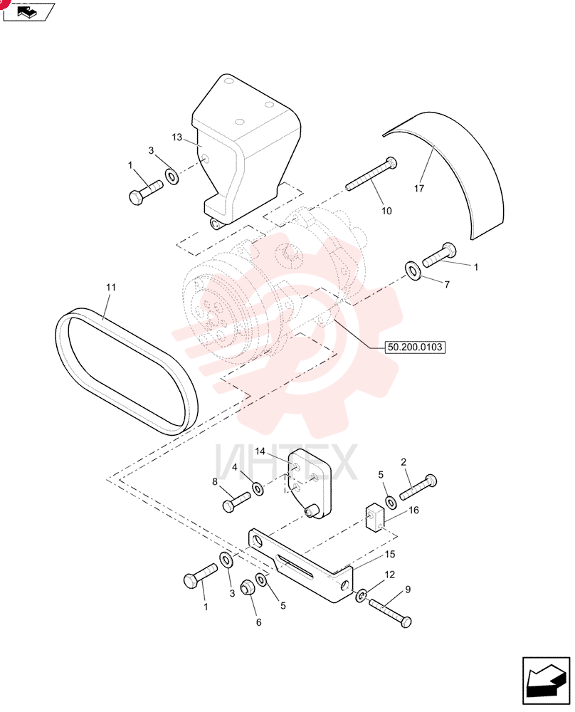 SCREW,Hex, M10 x 1.5 x 30mm, Cl 8.8 11106421 (1)