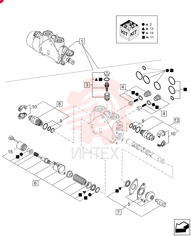 HYD VALVE SECTION