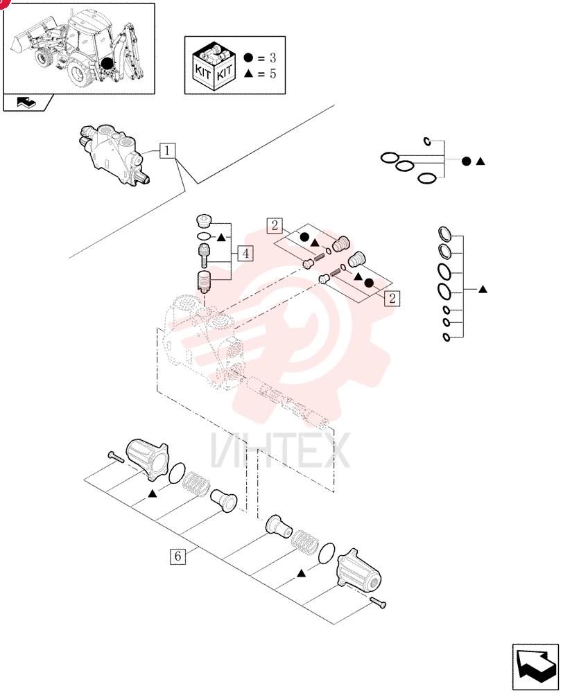 HYD VALVE SECTION