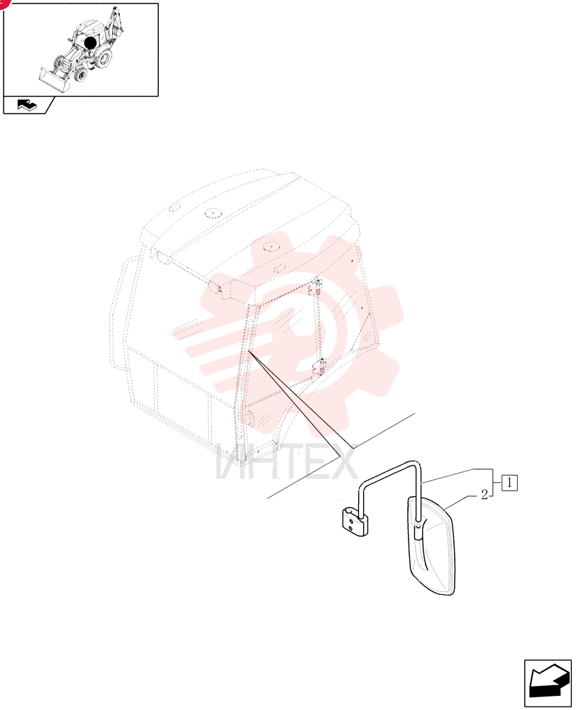 LH MIRROR 85820139