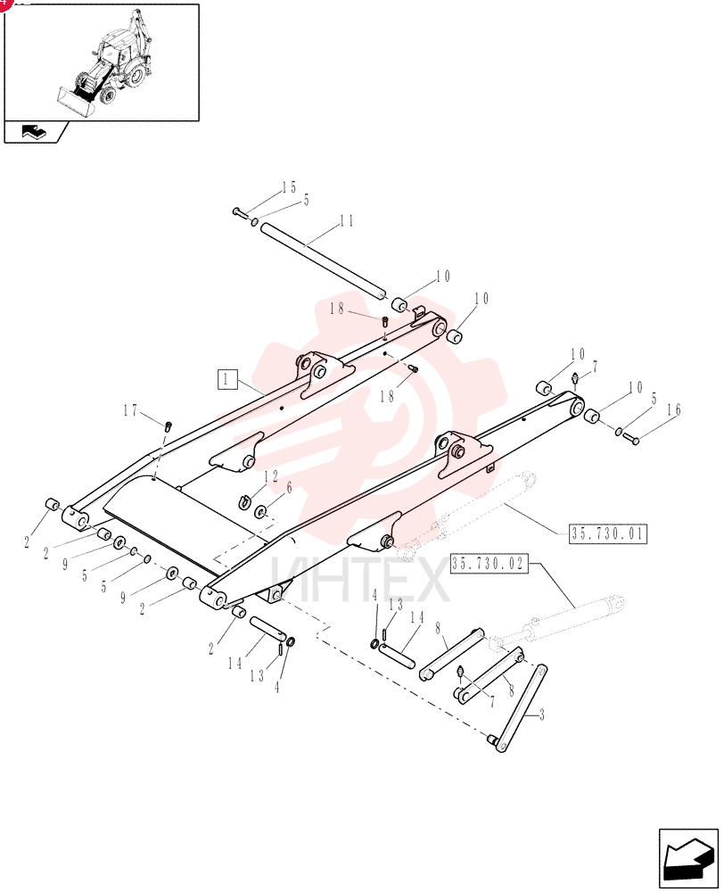 LIFT RAM WITH PREDIS 84419751