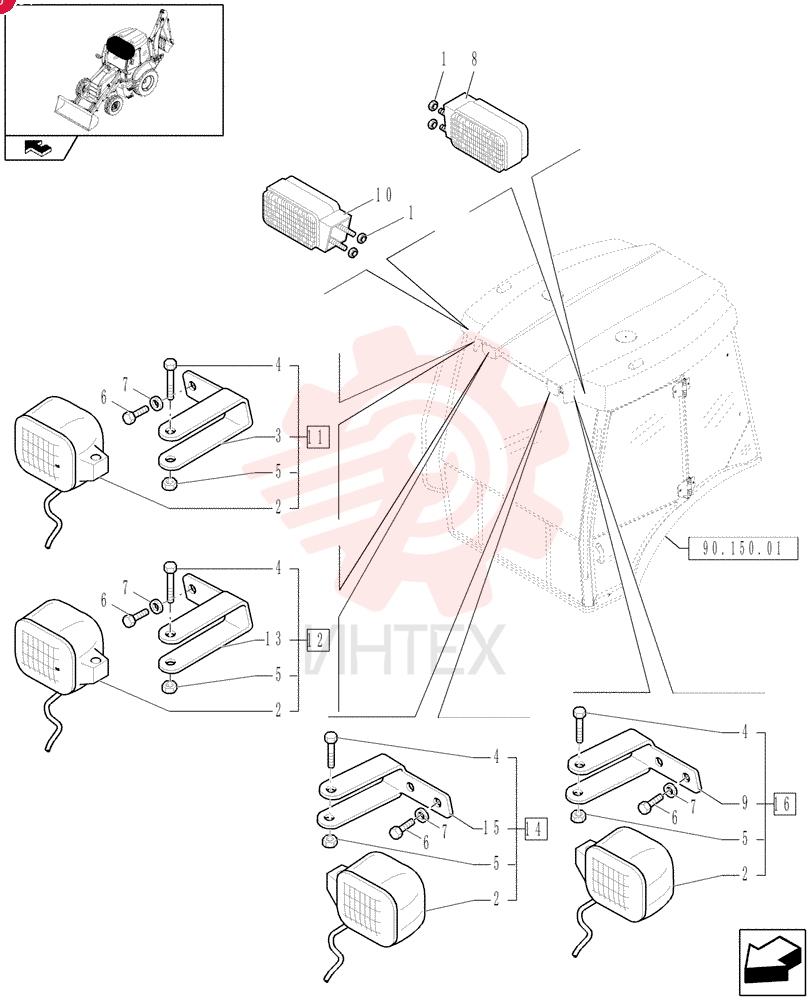 LOCK NUT,M5 x .8, Flg 14084111 (2)