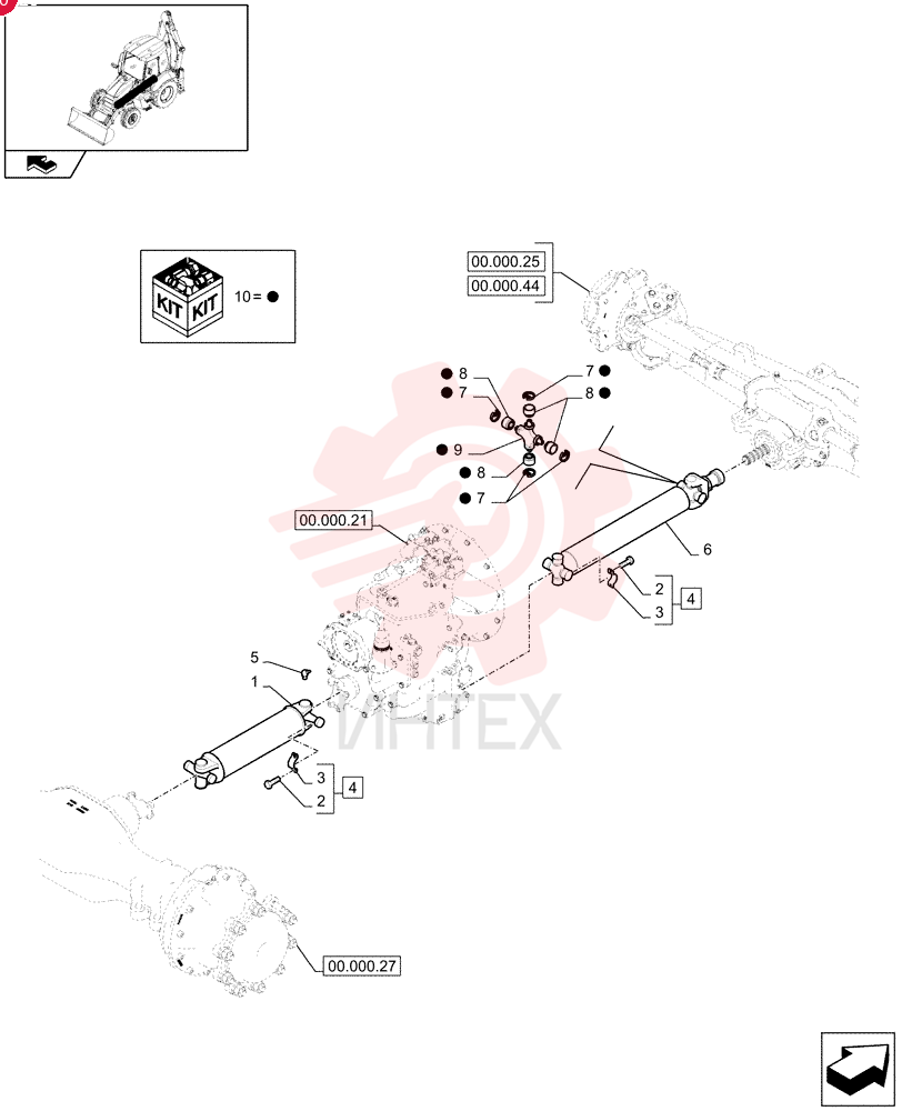 PROPELLER SHAFT,201.9mm L