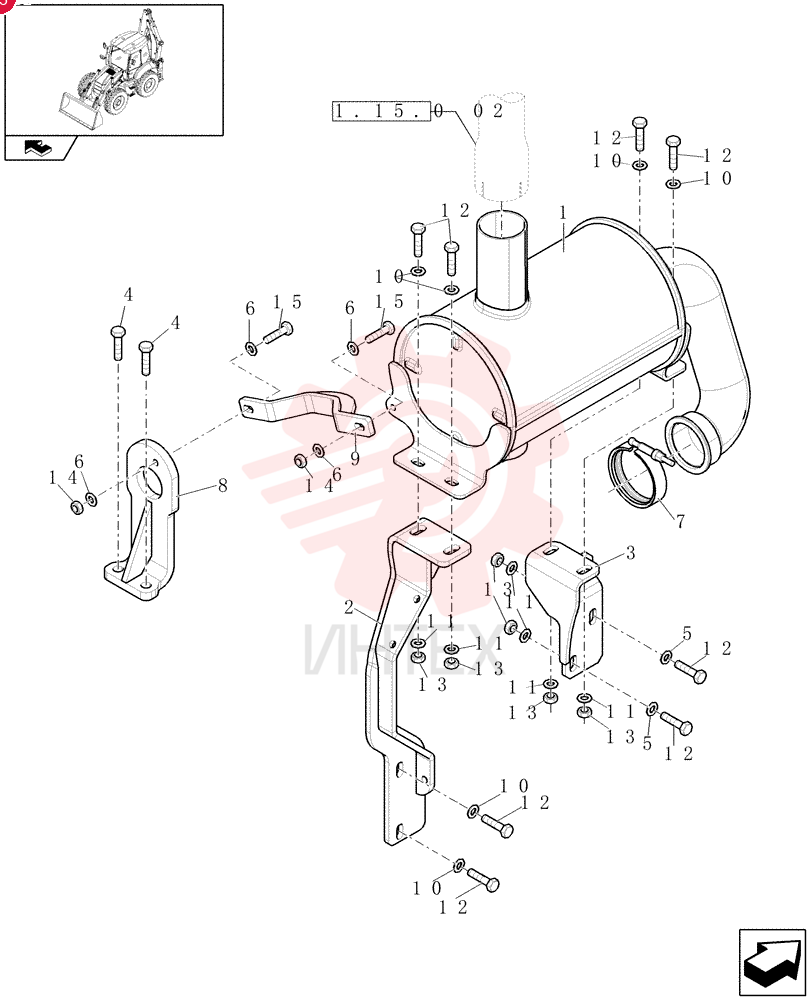 MUFFLER 87474192