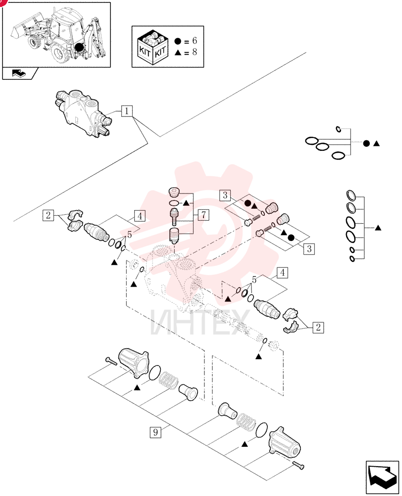 HYD VALVE SECTION