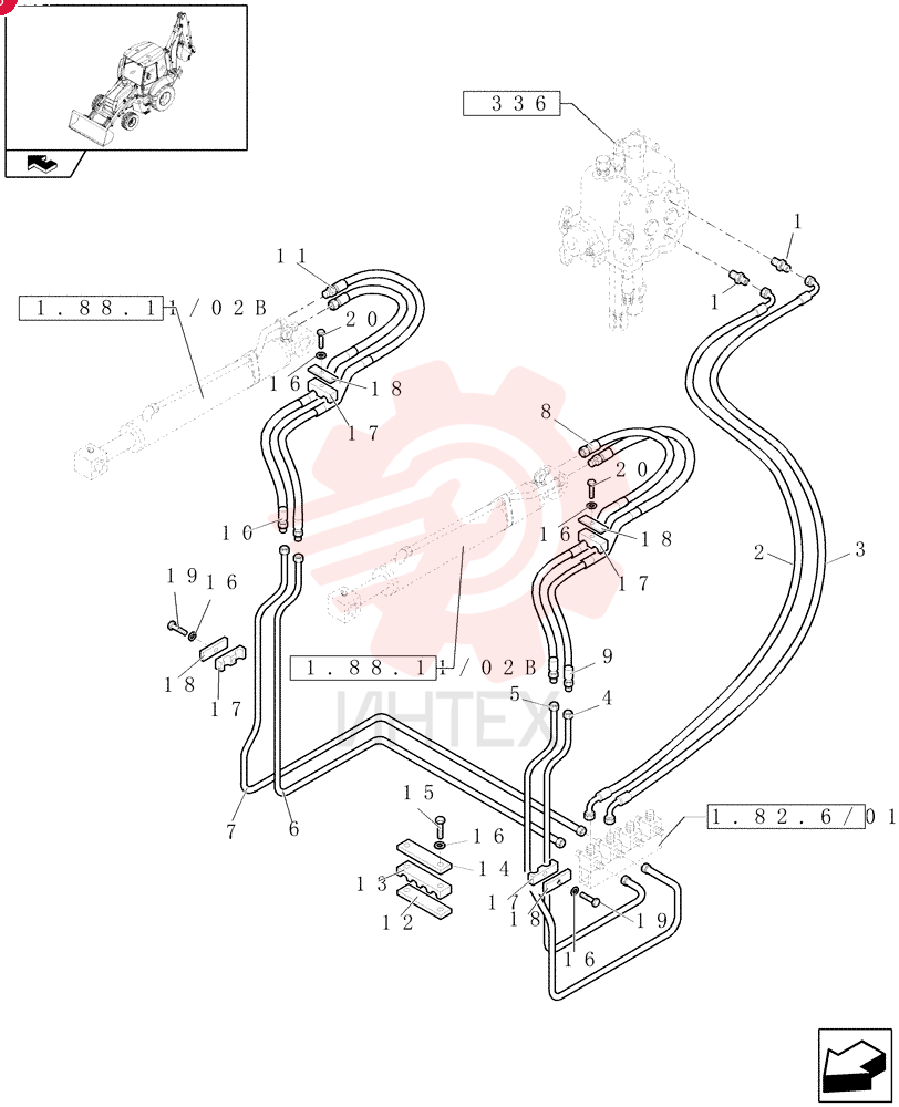 FITTING,1" - 14 ORFS x 7/8" - 14 ORB