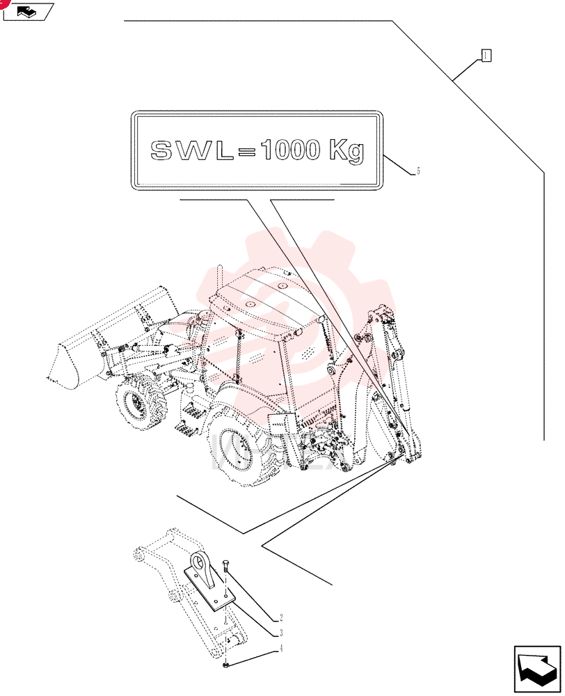 DIA KIT, TRACTOR, TO 741201019