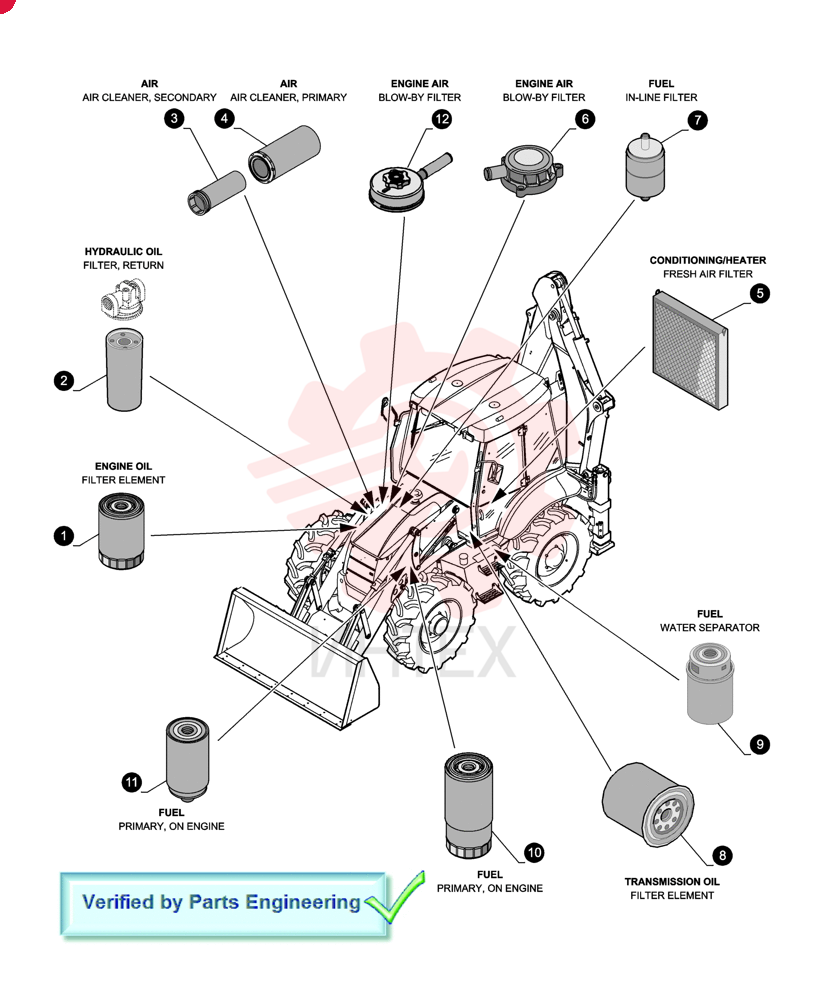 ENGINE OIL FILTER 84228488