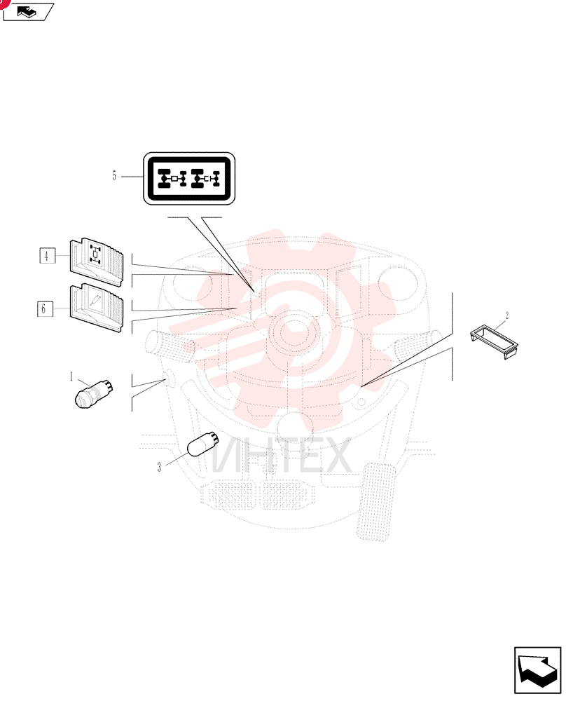 FLASHER SWITCH 85806133