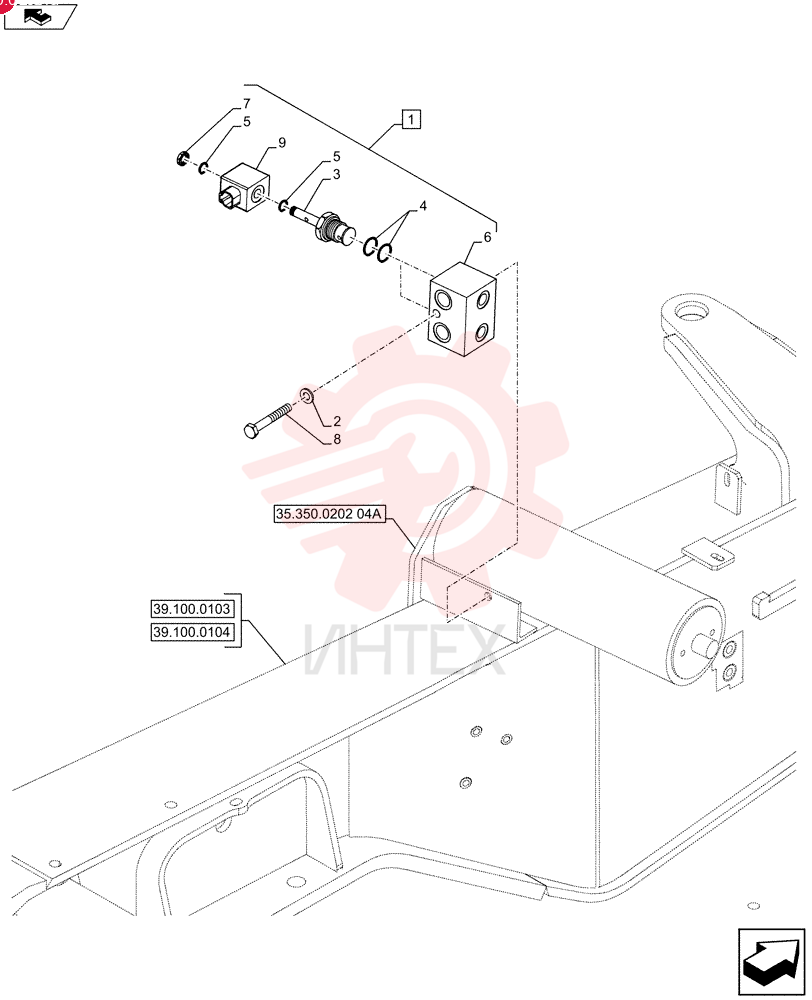 HYDRAULIC VALVE 87358817 (2)