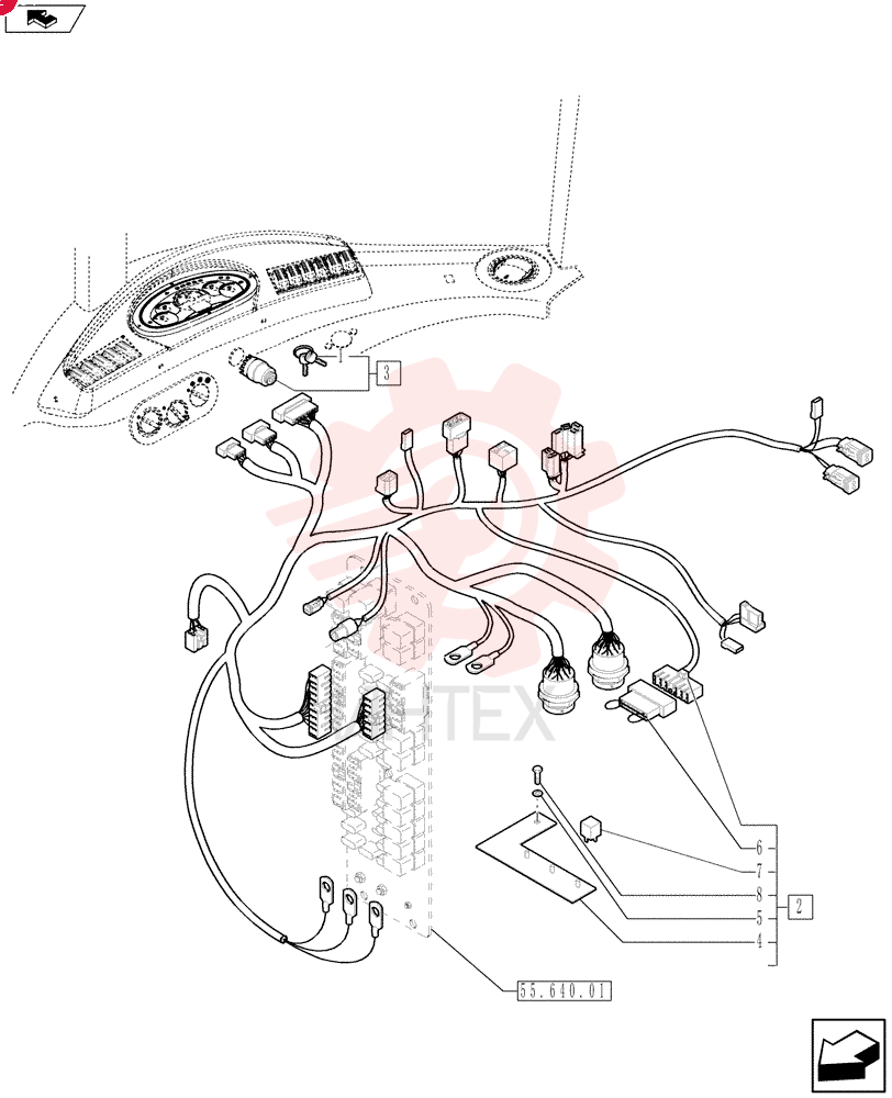 IGNITION KEY 85804675