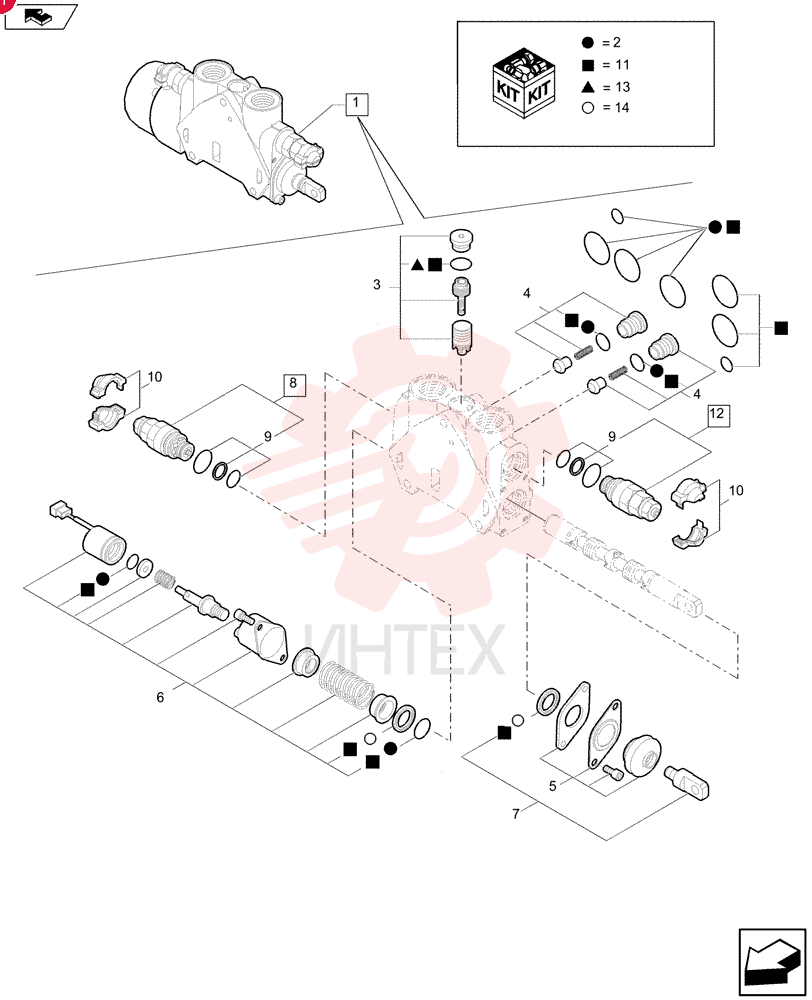 HYD VALVE SECTION 85825469