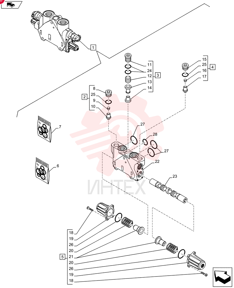 HYD VALVE SECTION 84231765