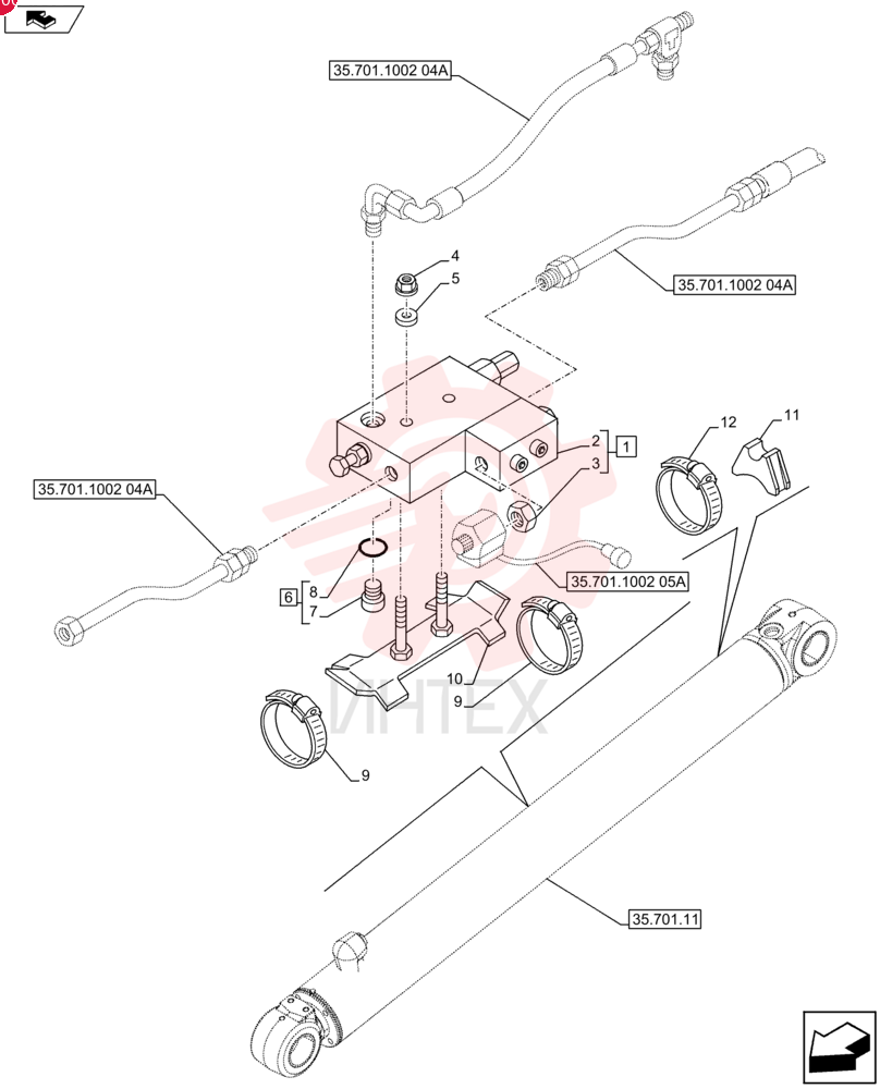 HYDRAULIC VALVE 85805224