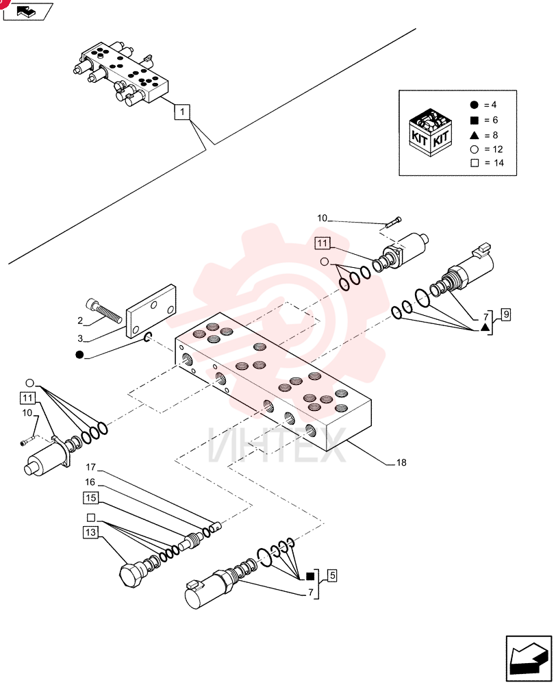 HYDRAULIC VALVE 85827472