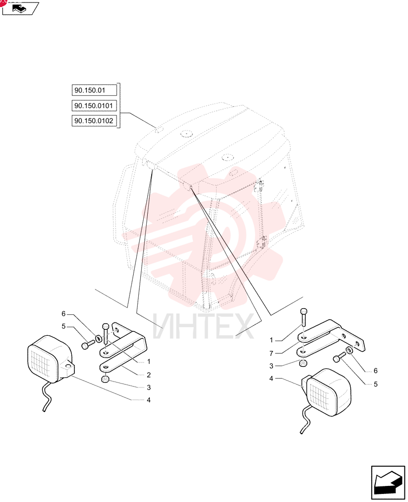 SCREW,Hex, M8 x 1.25 x 55mm, Cl 8.8 16044324 (1)