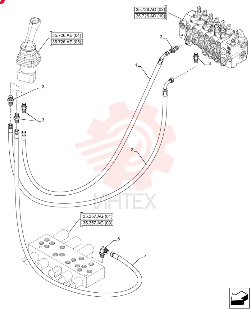 FLEXIBLE HOSE,6mm ID x 880mm L