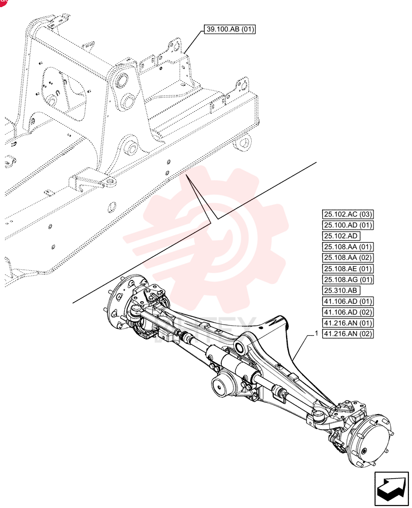 FRONT AXLE