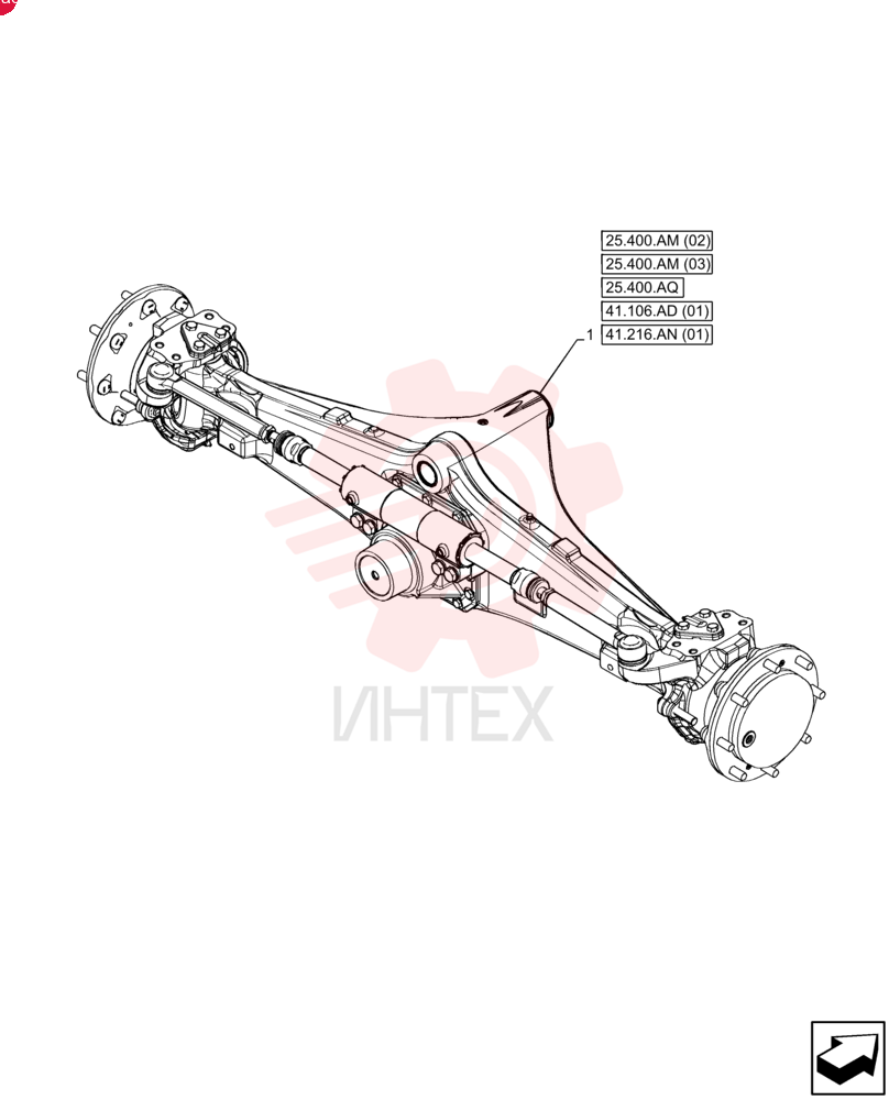 FRONT AXLE