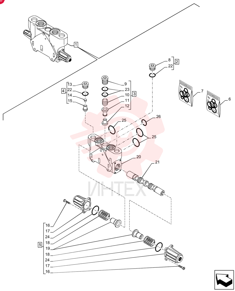 HYD VALVE SECTION