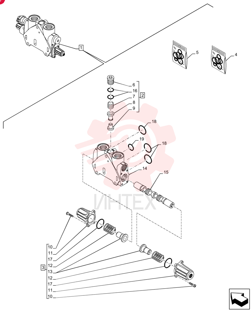 HYD VALVE SECTION