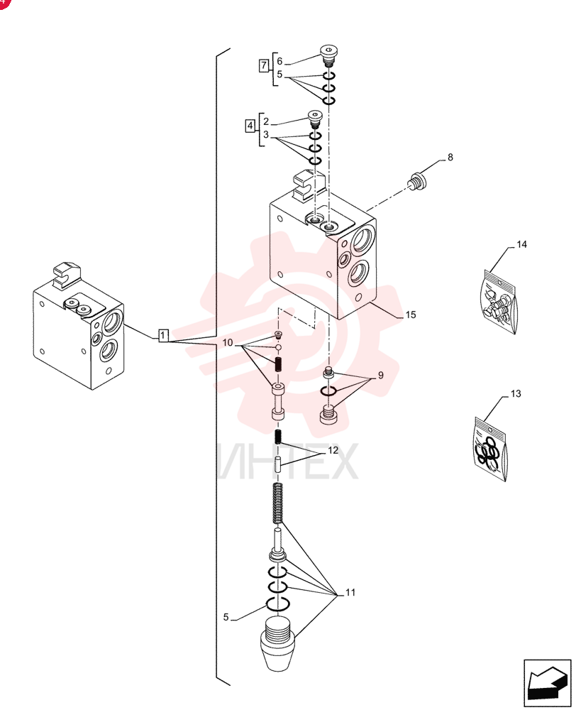 HYD VALVE SECTION