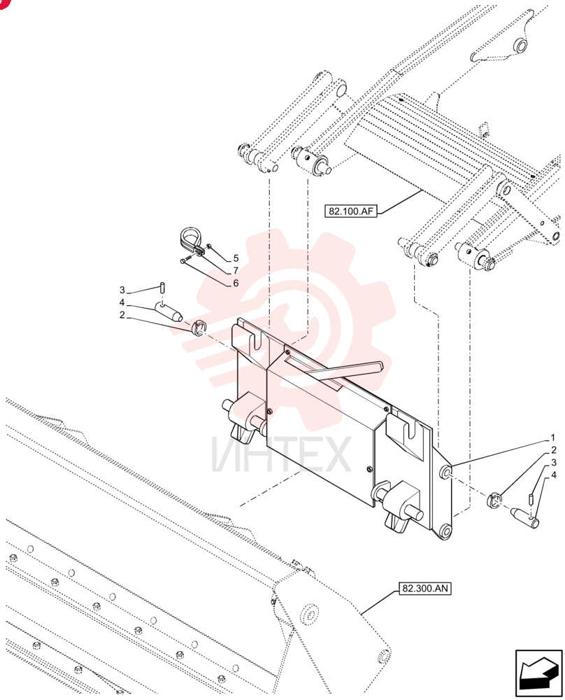 RETAINING PLATE 85824397