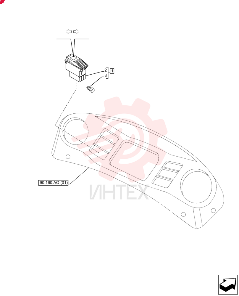 SWITCH ASSY 85819144