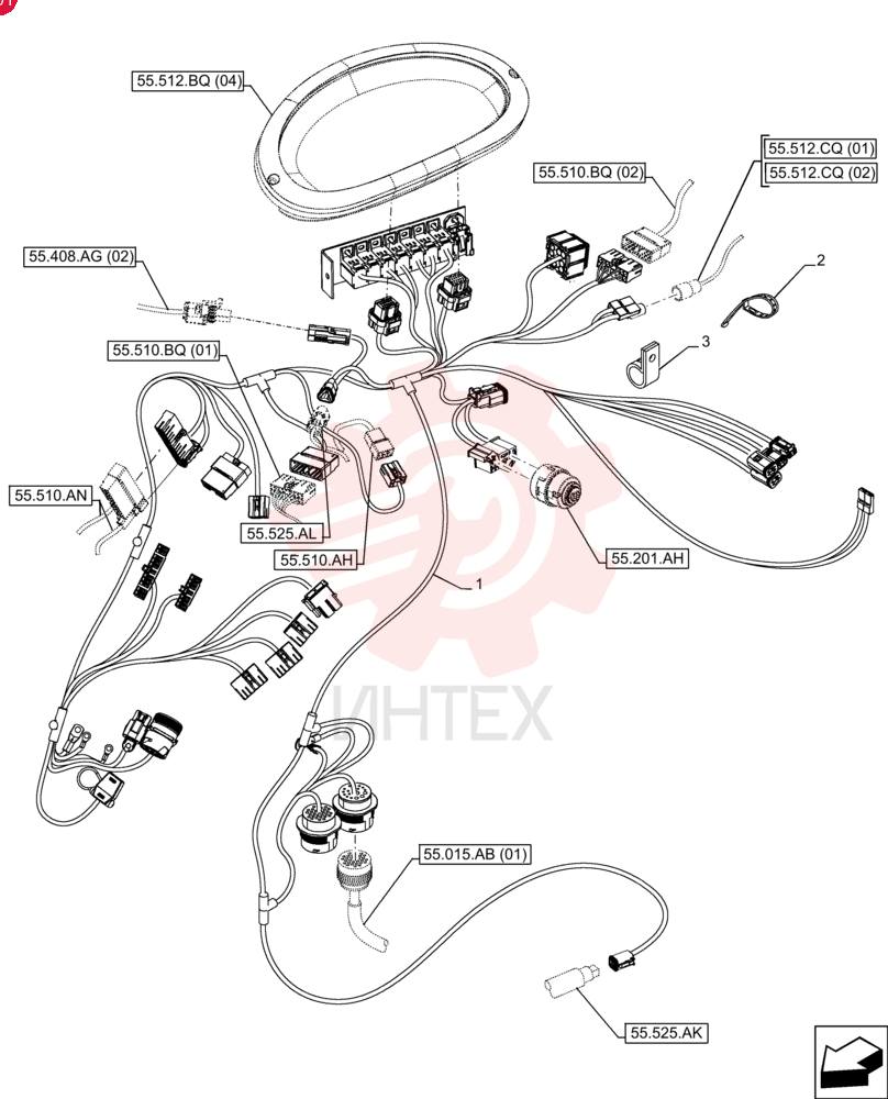 WIRE HARNESS 47650243