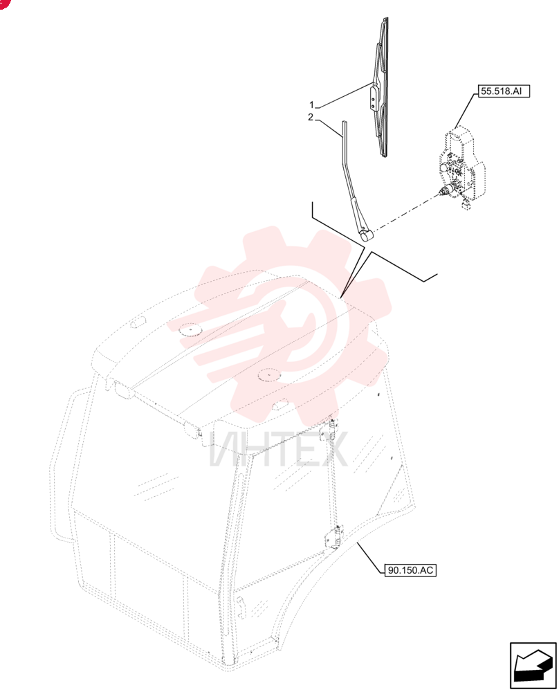 WIPER BLADE,510mm L