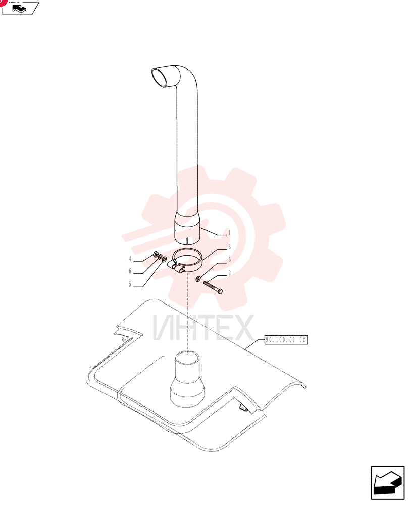 EXHAUST SYSTEM PIPE