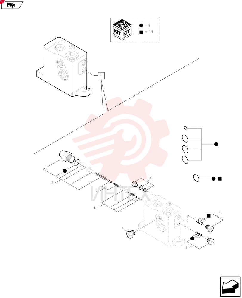 HYD VALVE SECTION 84232932