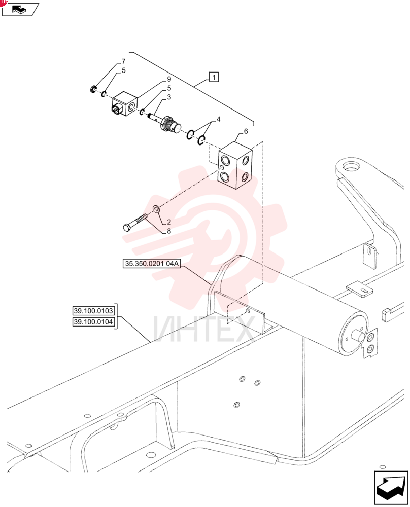 HYDRAULIC VALVE 87358817 (1)