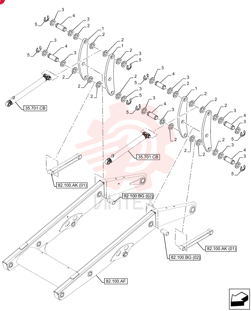 LINKAGE YOKE 87645124