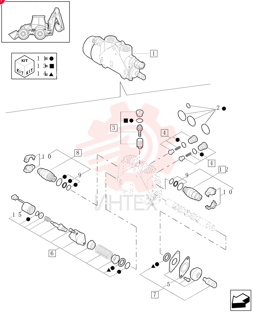 HYD VALVE SECTION