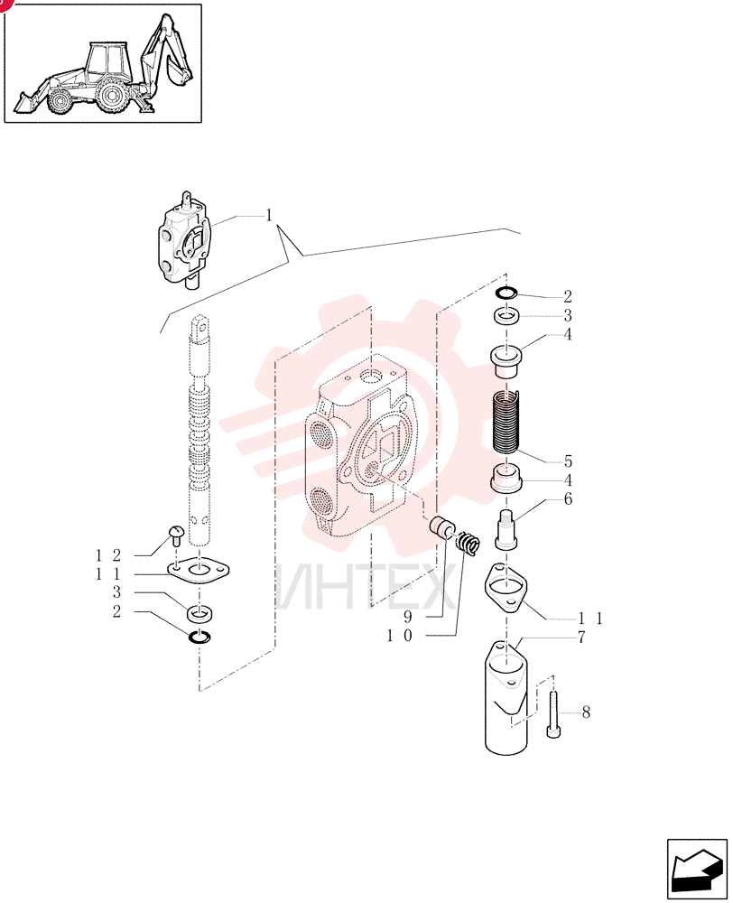 HYD VALVE SECTION 9970107