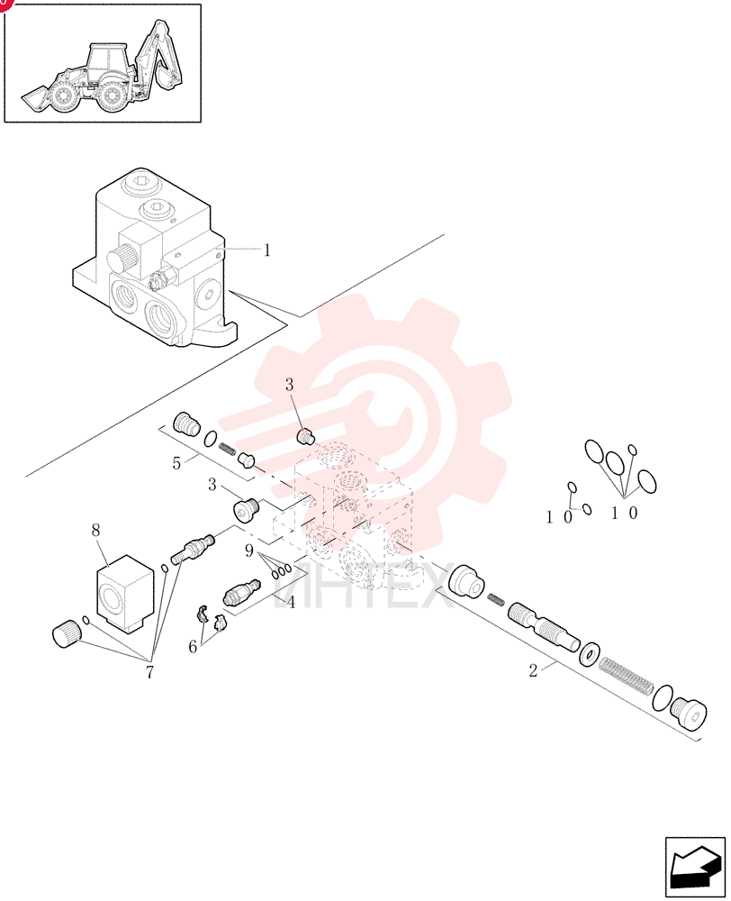 HYD VALVE SECTION