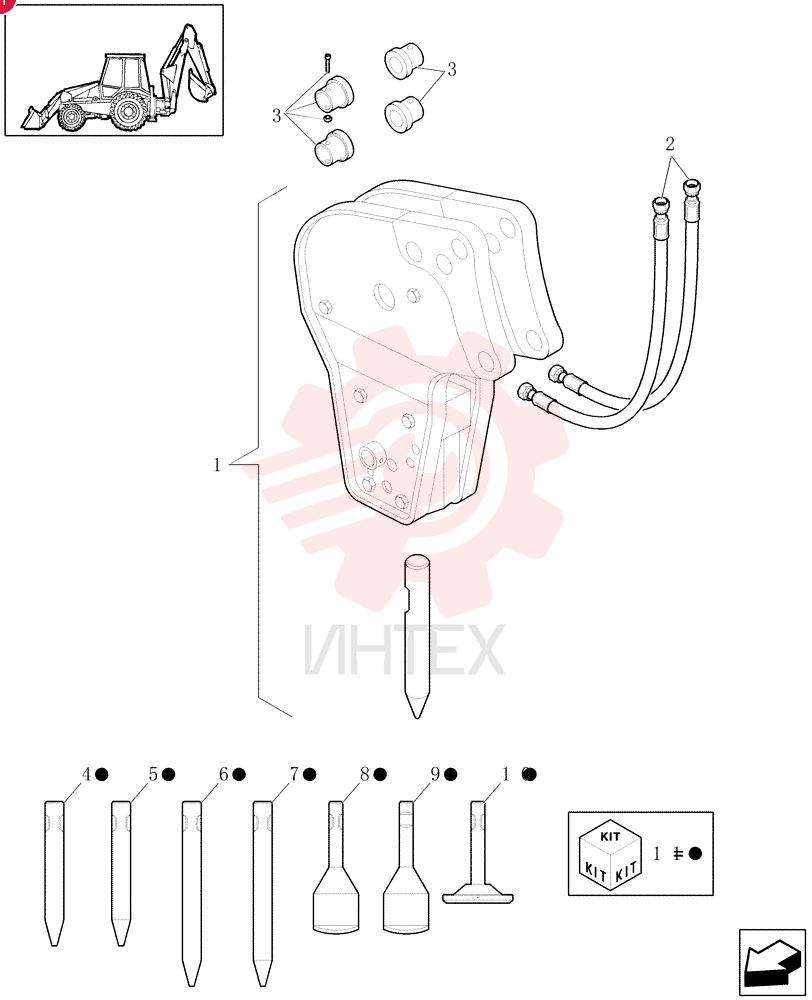 PICK HAMMER 82848118