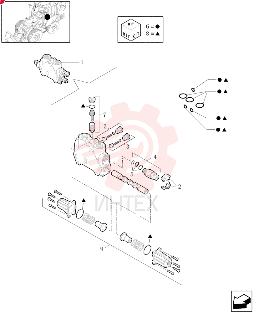 HYD VALVE SECTION