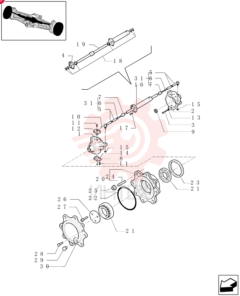 STEERING KNUCKLE 85824351