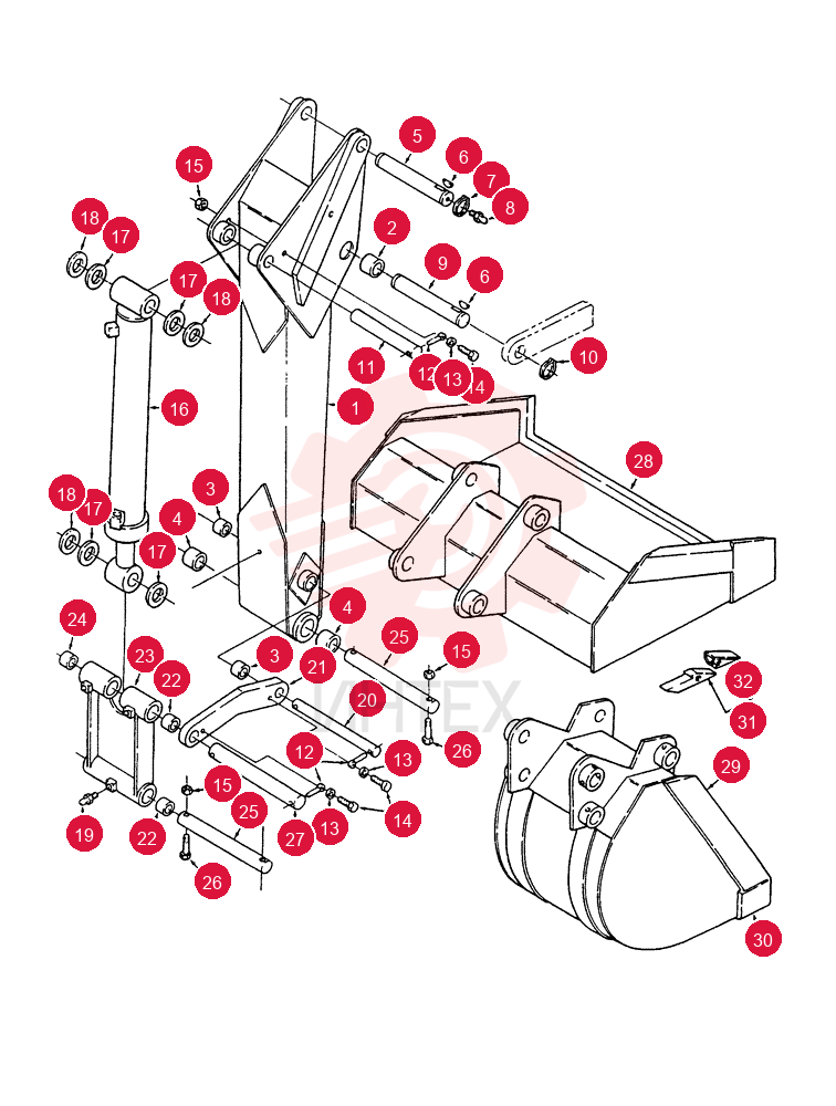 BACKHOE ARM
