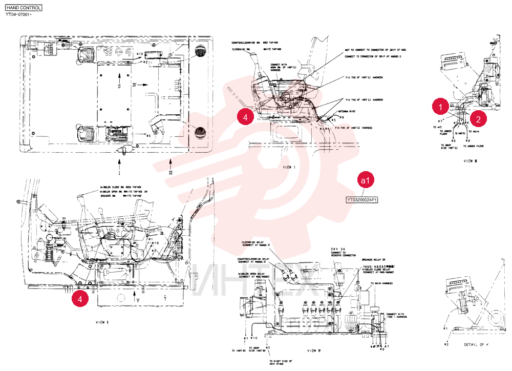 HARNESS ASSY, UPP YT13E00029F1 (2)